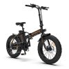 AOSTIRMOTOR Folding Electric Bicycle 500W Motor 20" Fat Tire With 36V/13Ah Li-Battery - as picture
