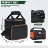 Carrying Bag for Jackery Portable Power Station Explorer 300 240 160 Storage Pockets Battery Case Travel Power Pack  - Medium(Fits 500W)