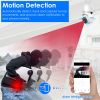 E27 WiFi Bulb Camera 1080P FHD WiFi IP Pan Tilt Security Surveillance Camera - White