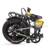 ZHENGBU HM20 Folding 20 Inch 750W Power Portable Electric Bicycle - yellow - 750w
