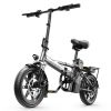 ZHENGBU D3 18AH 48V 500W 14 Inch Folding Removable Battery Electric City Commuter Bike - 500W - 15AH