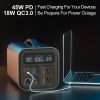 FF Flashfish 230V Portable Power Station 1100Wh Solar Generator 1200W AC Outlets Backup Battery Pack Camping CPAP Outdoor RV SOS - 230V Universal