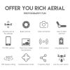 E88 RC Drone WIFI FPV With HD Dual Camera RC Foldable Mini Quadcopter Helicopter Height Hold Dron Gift Toys With 3 Battery - NO Camera-Black