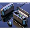 8D Stereo True Wireless Bluetooth Earbuds With 1200mAh Charging Case - Black