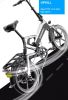 ZHENGBU K6 16" dual full suspension electric bicycle 36v 48v 400w mini ebike 16 inch folding kids electric bike - 20 - 10.4ah