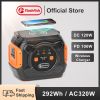 FF Flashfish 230V Portable Solar Power Station 320W 292WH Emergency Solar Generator Battery Pack Charger Power Bank Supply RV - 230V EU