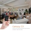 CW3 Home Security 720P Wifi IP Camera Audio Record SD Card Memory P2P HD Surveillance Wireless Camera Baby Monitor built in 32GB - black