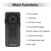 VM183 HD 1080P Mini IP Camera WiFi Mini Camcorders Kits For Home Security CCTV Camera Night Vision Motion Detection DV Cam built in 32GB - black